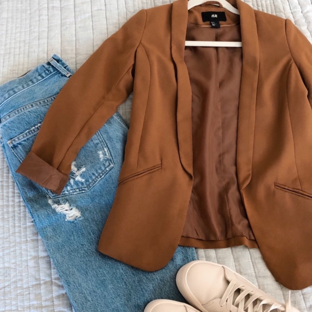 H&M camel blazer!